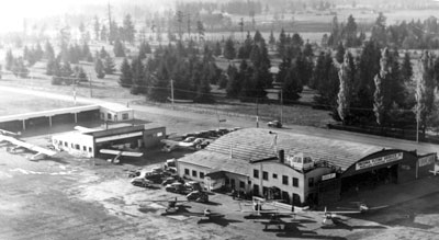 Aerial view of Mueller-Harkins Airport